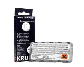 Средство Krups для очистки от кофейных масел XS3000 / XS300010 ( Таблетки )