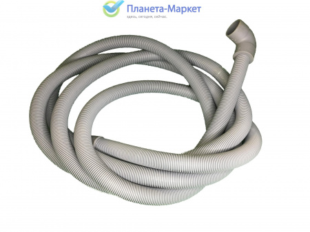 Шланг сливной для стиральной машины L=4,0м 21/29мм (Г-образный) DWH037UN