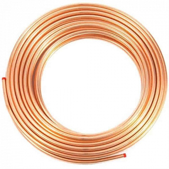 Труба медная отожженная UZ D5/16'' ASTM B280 O60 (7,94*0.65, бухта 15 м)