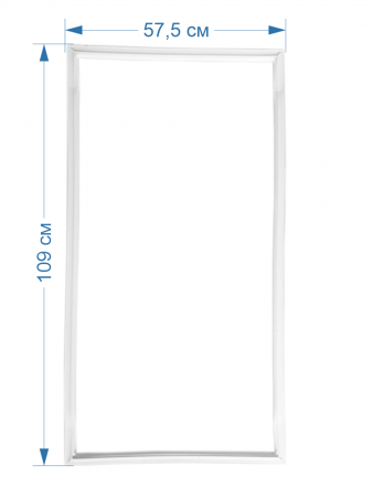 Уплотнитель для холодильника Стинол Indesit Ariston C00854017 (57,1*109,3)
