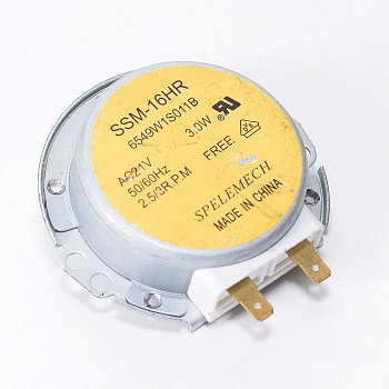 Двигатель тарелки для СВЧ SSM-16HR 3W 2,5/3 об/мин 21V - SSM-16HR, 6549W1S011B, 6549W1S011A, 6549W1S017A, 6549W1S021B, 6549W1S011E, MA0906W