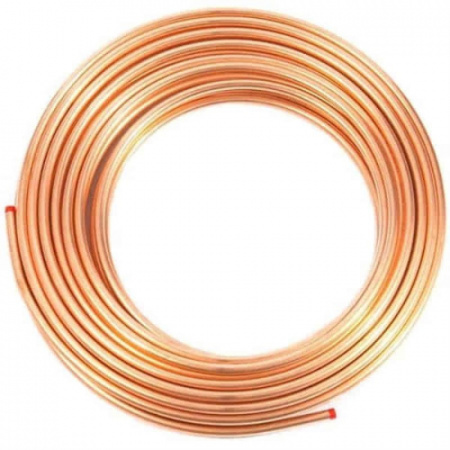 Труба медная отожженная UZ D5/16'' ASTM B280 O60 (7,94*0.65, бухта 15 м)