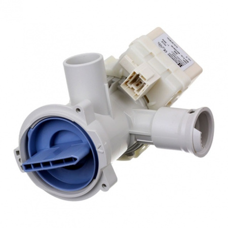 Сливной насос (помпа) ORIGINAL для стиральной машины Bosch, Siemens, Neff  - 144992, 145776, 00145776, 145809, 00145809, 146083, 00146083 ( Под защёлку )