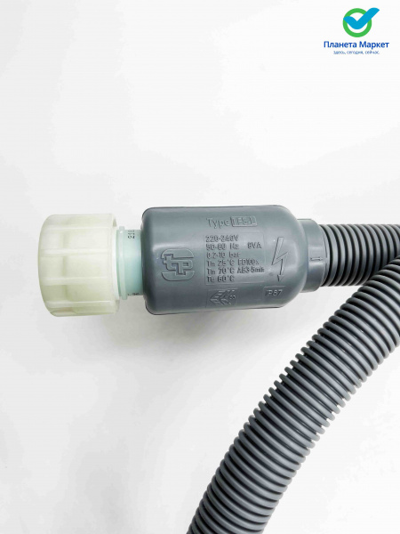 Шланг заливной пмм с аквастоп INDESIT C00372679, FWH302ID микрофишка