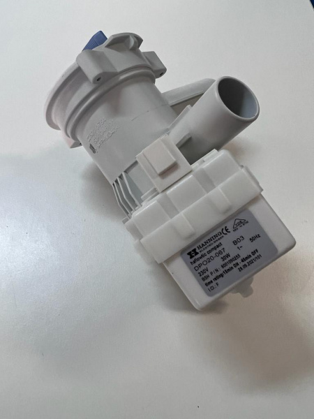 Сливной насос (помпа) ORIGINAL для стиральной машины Bosch, Siemens, Neff  - 146083, 145813, 144192, 145905, 146094 ( Под хомут )