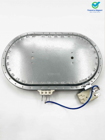 Конфорка двухзонная 230V-2000W D165/270 EP301 (утятница)