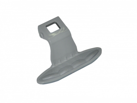 Ручка люка LG MEB61281101, MEB61841201, AGF76506325, DHL008LG серая, пластик