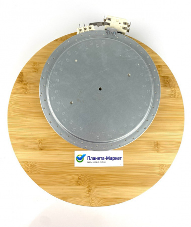Конфорка двухзонная 2100/700W  Ø230mm Whirlpool 481231018895 C00339918
