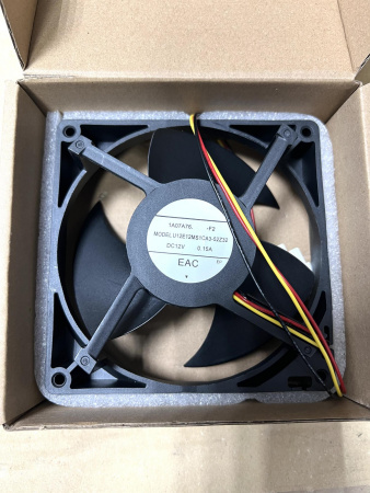 Вентилятор Haier 0064001024D U12E12MS1CA3-52Z32 DC12V 0,15A D125мм