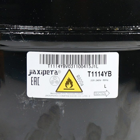 Компрессор T1114YB Jiaxipera низко t  R-600 -23,3С 168Вт в упак.