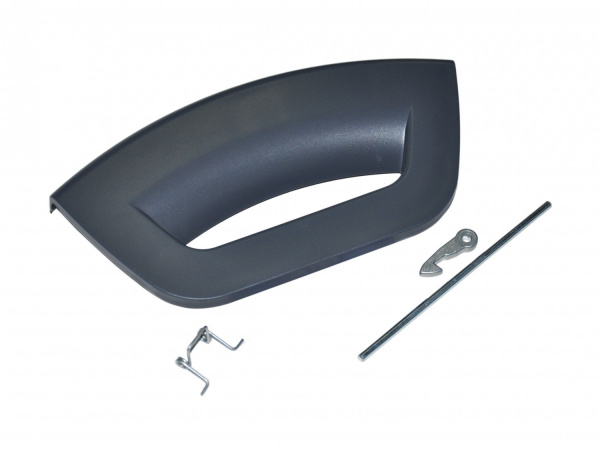 Ручка люка Ariston Grey Futura C00286151, DHL011ID, DHL016ID, AR3854 черная