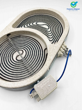 Конфорка двухзонная 230V-2000W D165/270 EP301 (утятница)
