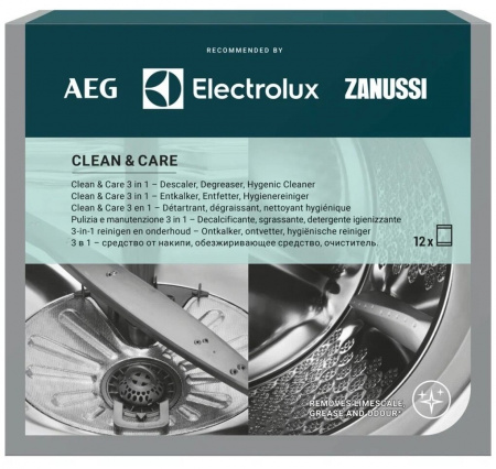 Очиститель накипи и жира Electrolux - 9029799195, 9029804417, 9029865475  Италия 12 пакетов по 50гр