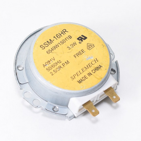 Двигатель тарелки для СВЧ SSM-16HR 3W 2,5/3 об/мин 21V - SSM-16HR, 6549W1S011B, 6549W1S011A, 6549W1S017A, 6549W1S021B, 6549W1S011E, MA0906W