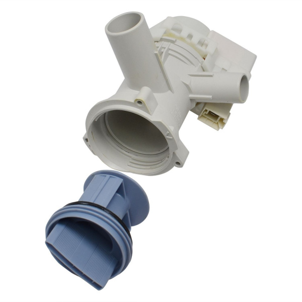 Сливной насос (помпа) ORIGINAL для стиральной машины Bosch, Siemens, Neff  - 144992, 145776, 00145776, 145809, 00145809, 146083, 00146083 ( Под защёлку )
