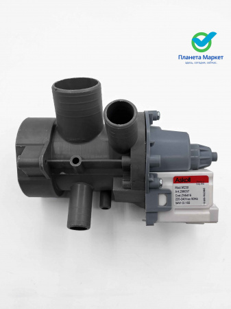 Насос сливной с улиткой в сборе для стиральной машины ASKO - 8056384 ( ASKOLL )